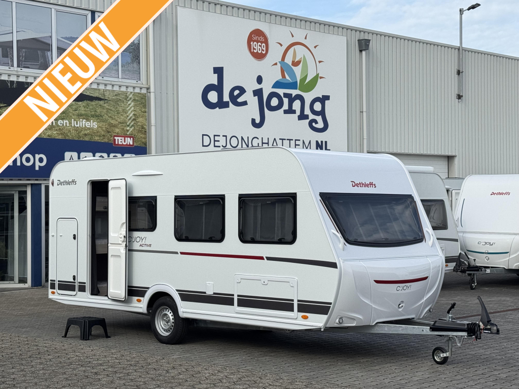 Dethleffs C'Joy 480 QLK Stapelbed met 3 bedden