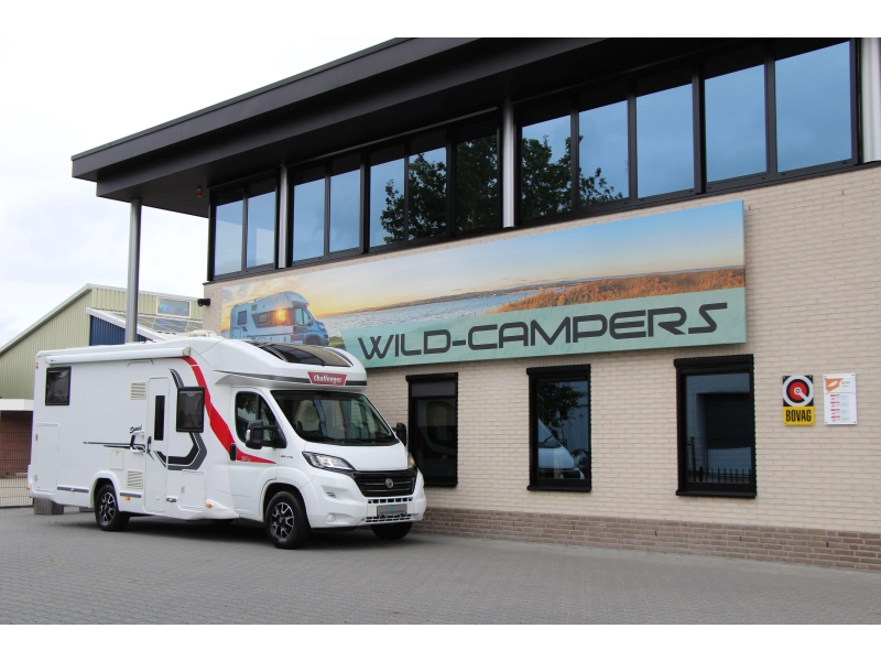 Challenger Graphite 387 GA Enkele bedden + Hefb