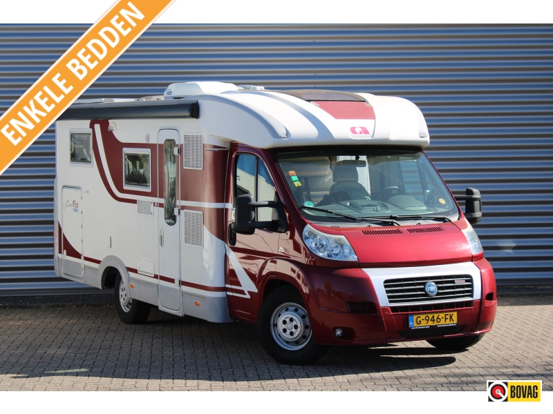 Adria Coral 660 SL 160PK Lengtebedden Airco
