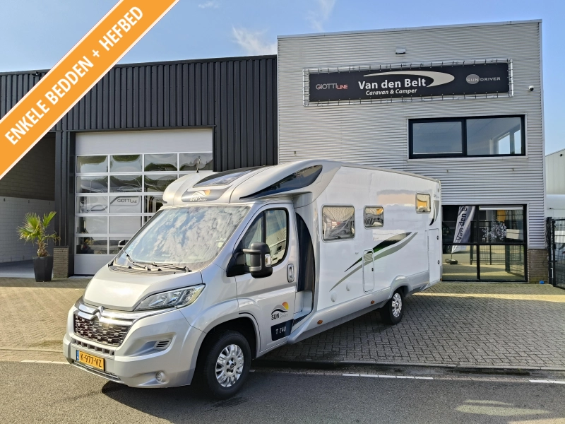Sun Driver T  Nette camper lengtebedden
