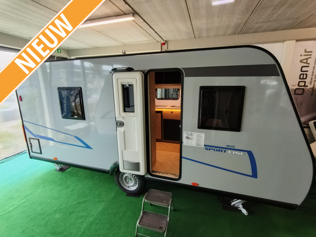 Caravelair Sport Line 455 ACTIEMODEL 2026, VAST BED