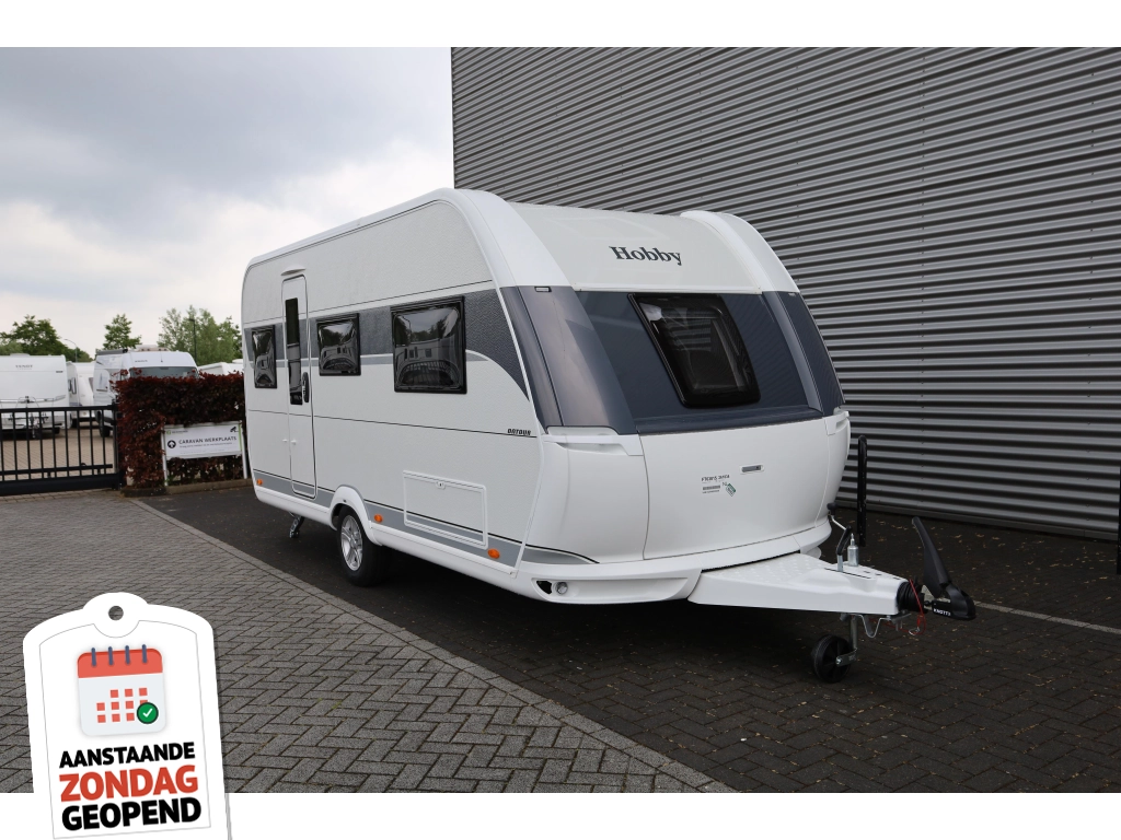 Hobby On Tour 460 DL 1500 kg + 2 enkele bedden
