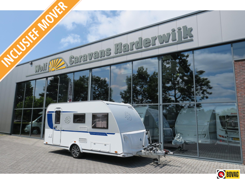 Knaus Sport Silver Selection 420 QD Voortent Mover fietsenrek