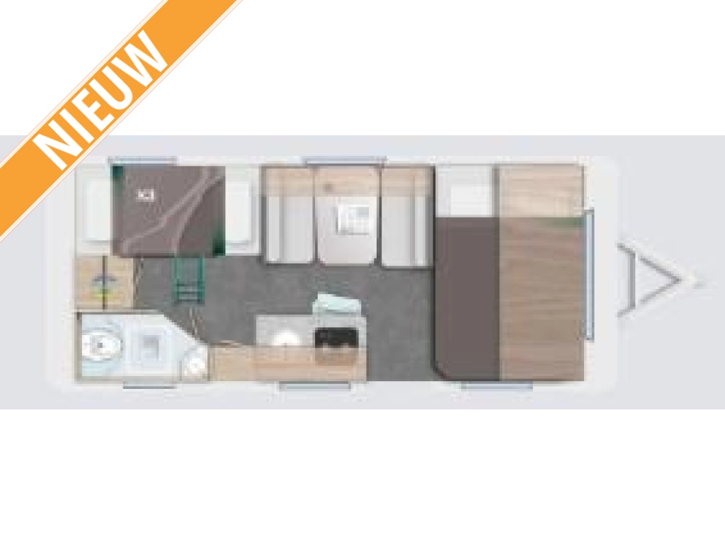 Caravelair Sport Line 497 MODEL 2026, STAPELBED