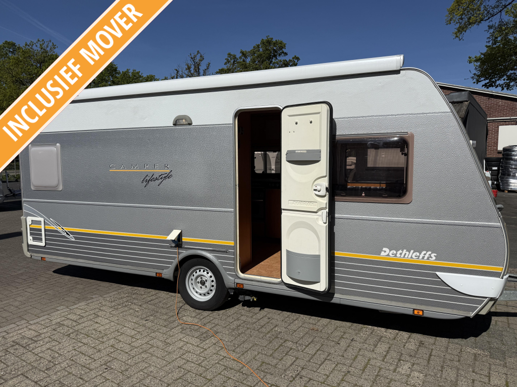 Dethleffs Lifestyle 500 DB FRANSBED RONDZIT TENT TOP