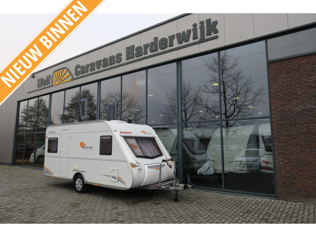 Dethleffs Tourist Light 450 DB VOORTENT+FIETSENDRAGER
