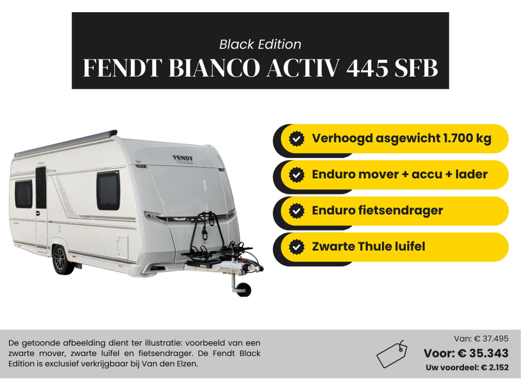 Fendt Bianco Activ 445 SFB Black Edition Actiepakket