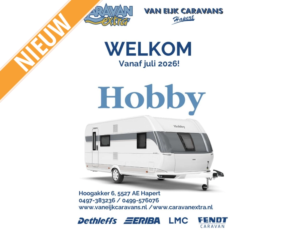 Hobby De Luxe 540 UL NU BIJ VAN EIJK CARAVANS!