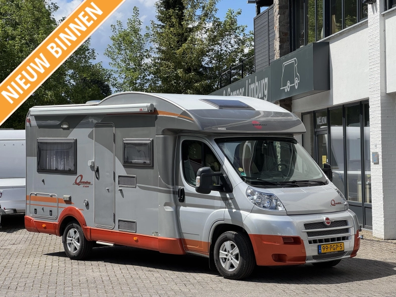 Bürstner Quadro 634 IT , mooi en compact, hefbed