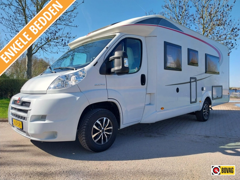 Bürstner Nexxo T 720 ENKE met lage enkele bedden