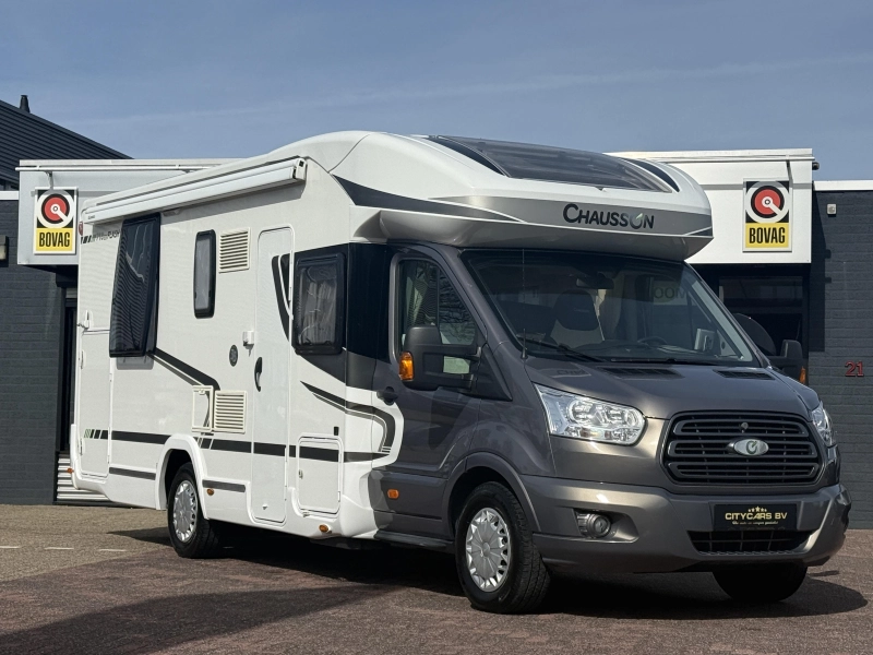 Chausson Flash 718 EB queensbed+hefbed