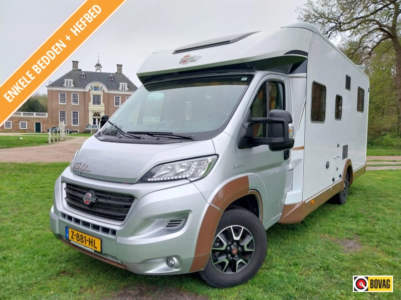 Bürstner Delfin 726 T 2x airco + tv + fietsdrg.