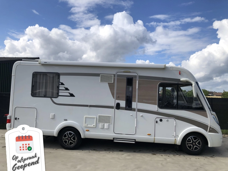 Hymer b598 PremiumLin Queensbed + Hefbed
