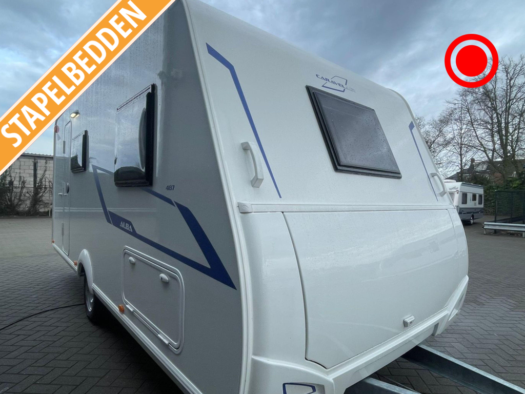 Caravelair Alba 487 3 Stapelbedden!