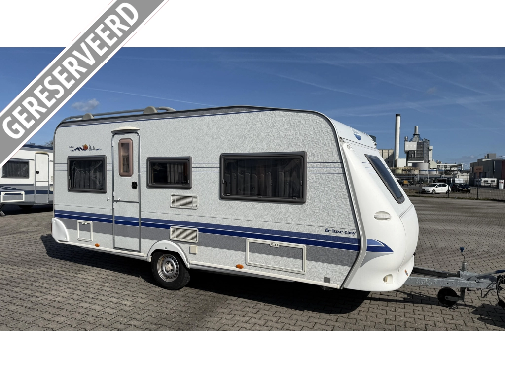 Hobby De luxe Easy 495 UL enkele bedden rondzit