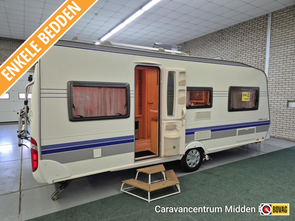 Hobby De Luxe 540 UL Aparte Bedden, tent,Mover