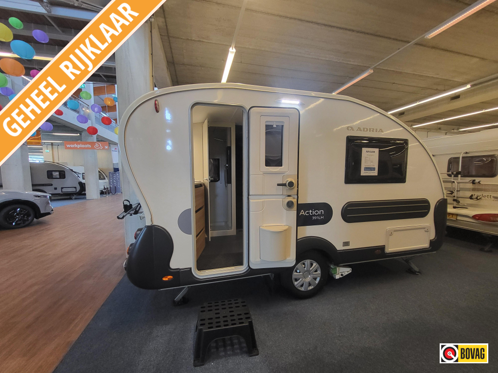 Adria Action 391 LH nieuwst, super compleet