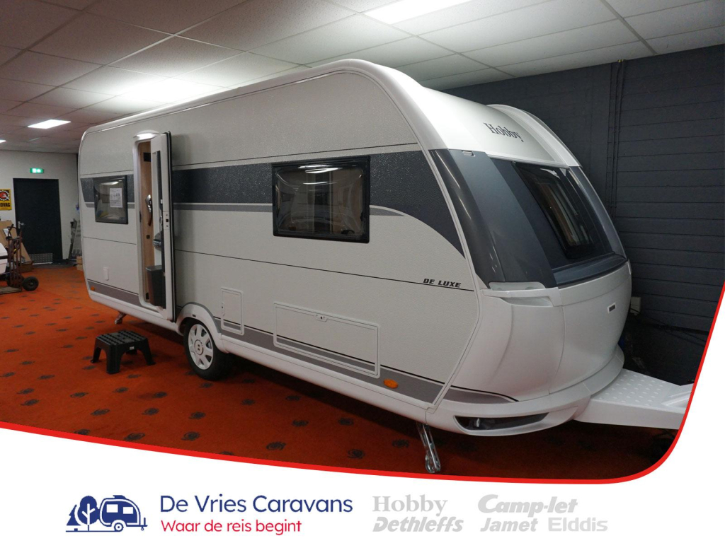 Hobby De Luxe 540 UL Vloerverwarming, 2x bed.