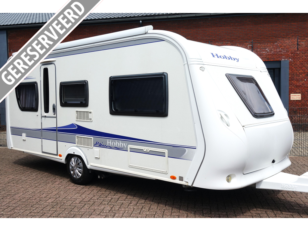 Hobby Excellent 495 UL Mover Luifel Fietsrek