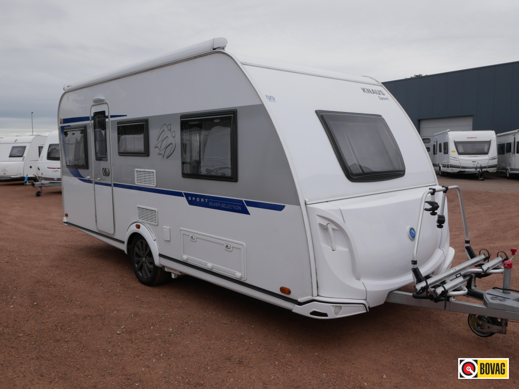 Knaus Sport Silver Selection 460 EU Mover, luifel, fietsenrek