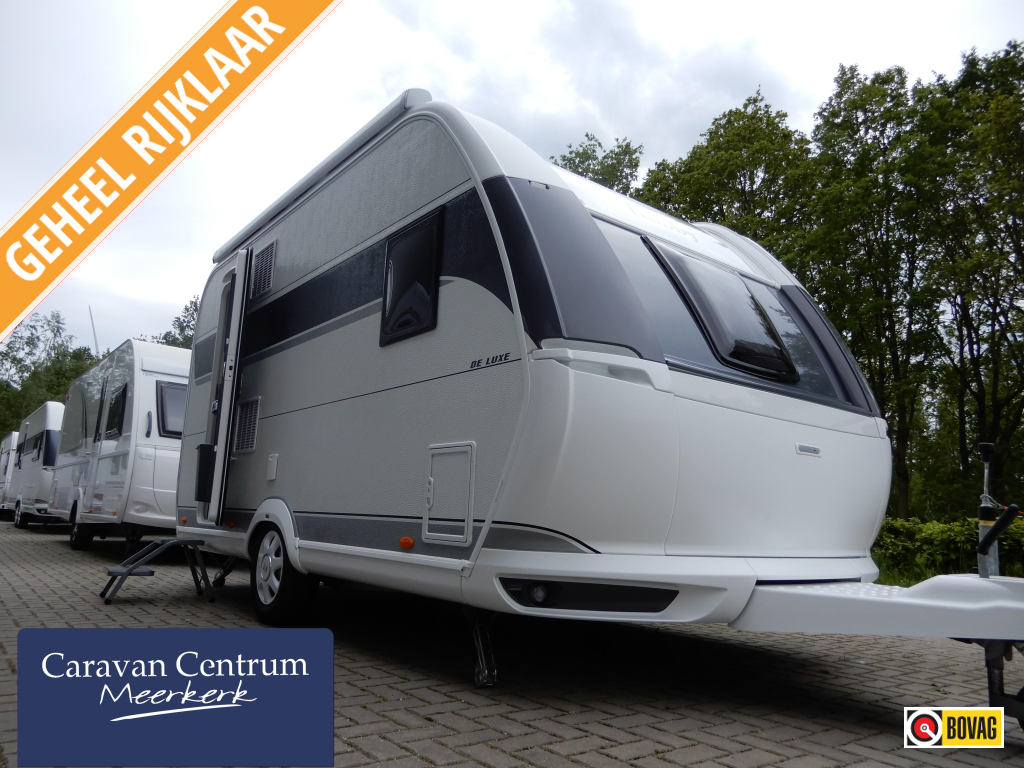 Hobby De Luxe 400 SFE + vloerverwarming +luifel