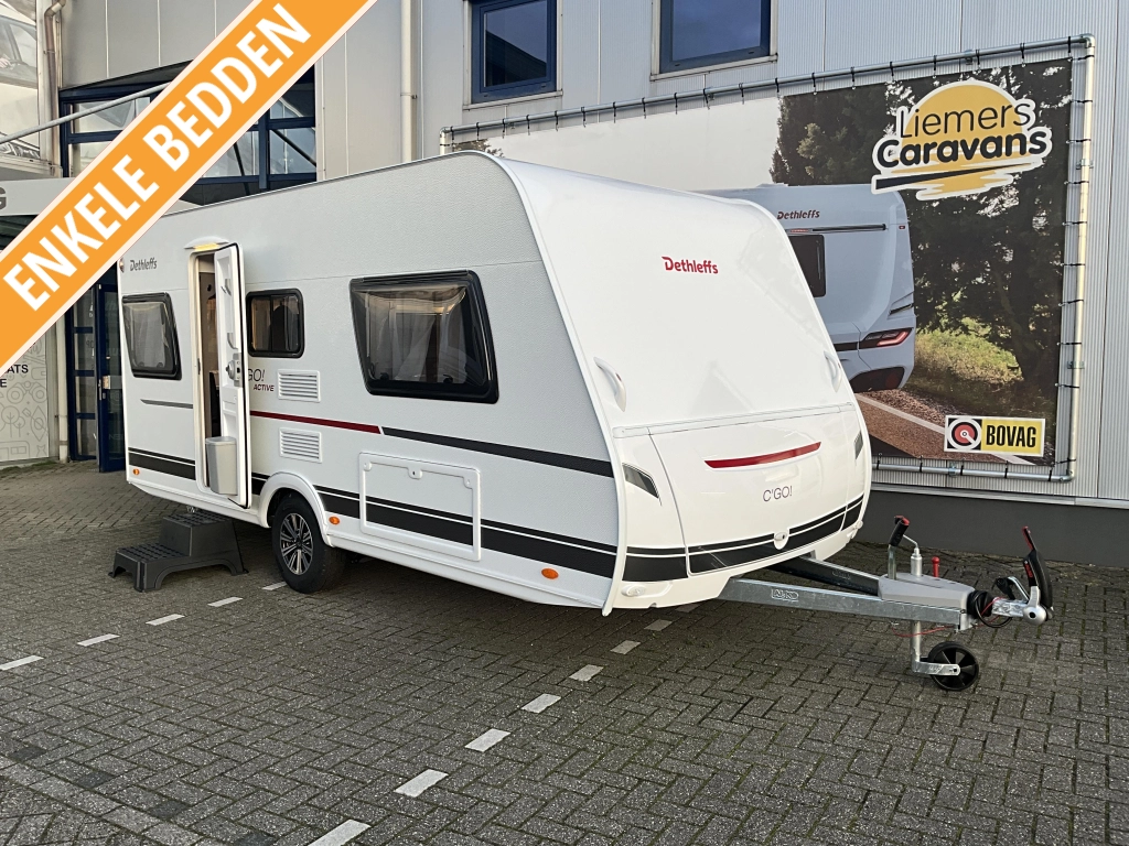 Dethleffs C'go Active 475 EL ENKELE BEDDEN-KORTING!