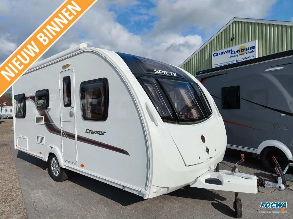 Sprite Cruzer 470 SR Dwarsbed Zit Luifel Douch