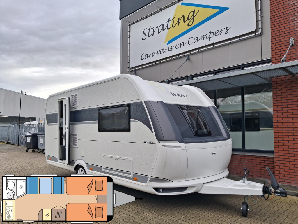 Hobby De Luxe 460 SL NIEUW!! ENKELE BEDDEN
