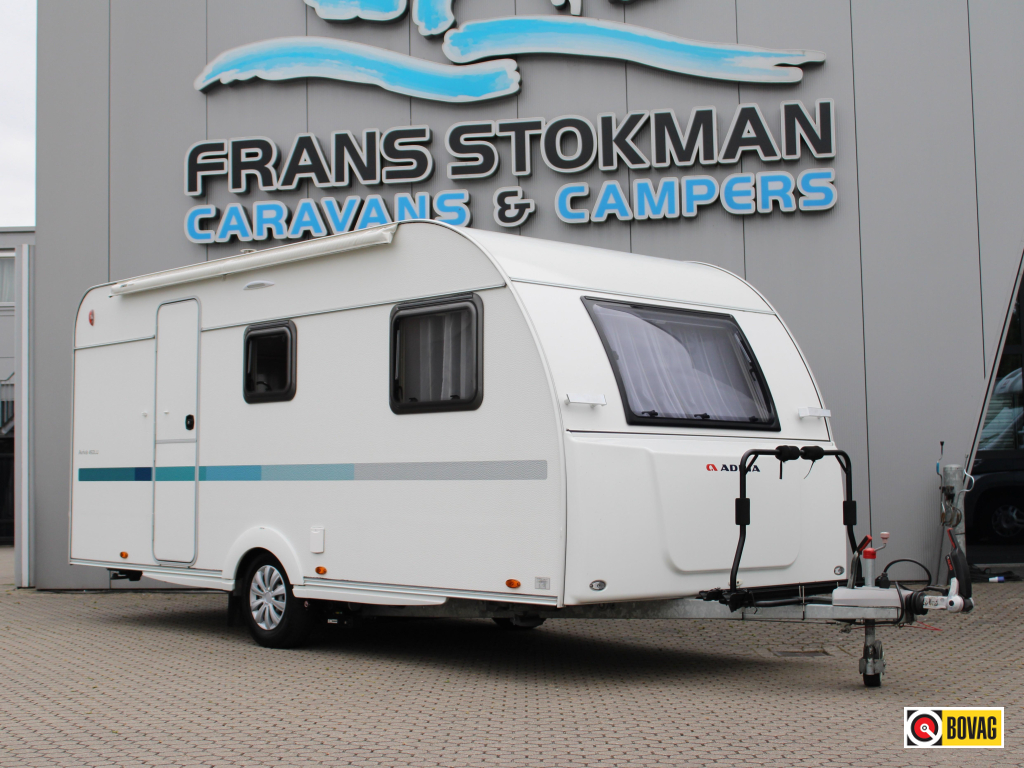 Adria Aviva 492 LU Mover Voortent Fietsenrek