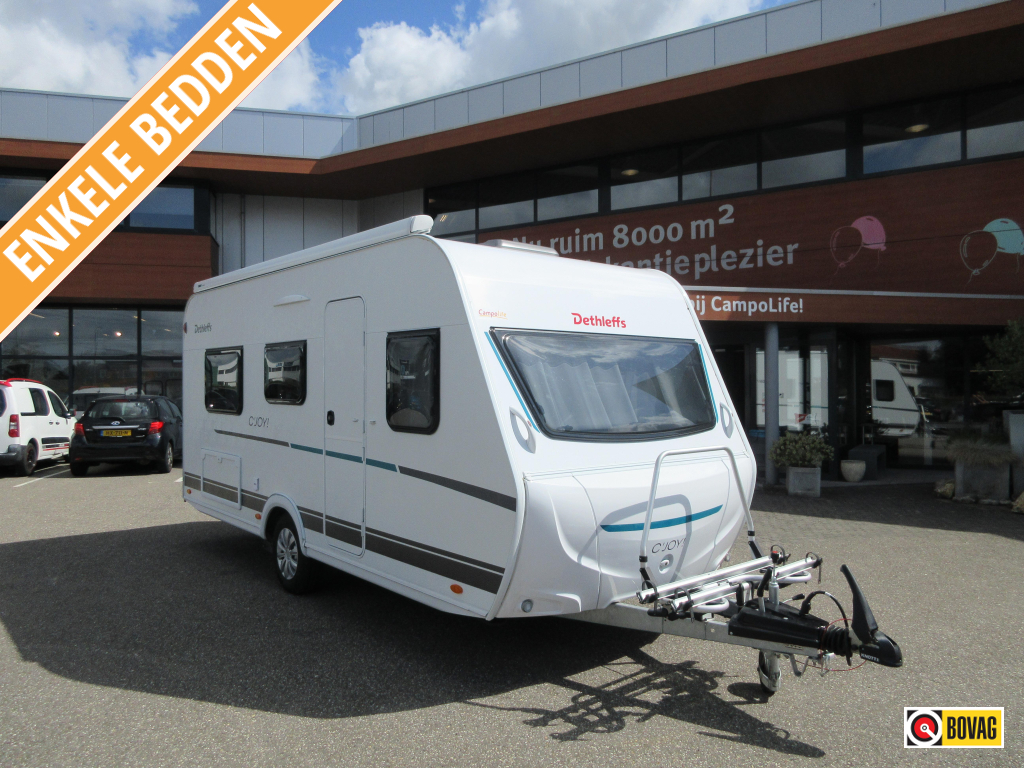 Dethleffs C'Joy 460 LE MOVER LUIFEL FIETSDRAGER