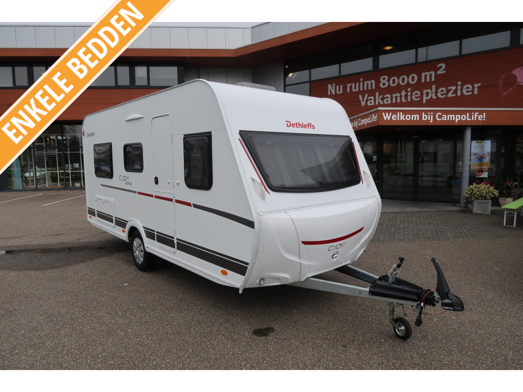Dethleffs C'Joy 460 LE ENKELE BEDDEN EN 917 KG!!