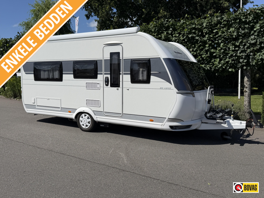 Hobby De Luxe 460 LU Mover,Luifel,Fietsdrager