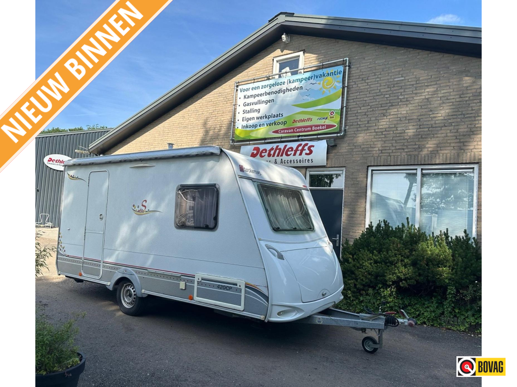 Sterckeman Starlett 420 CP +voortent+ zakluifel