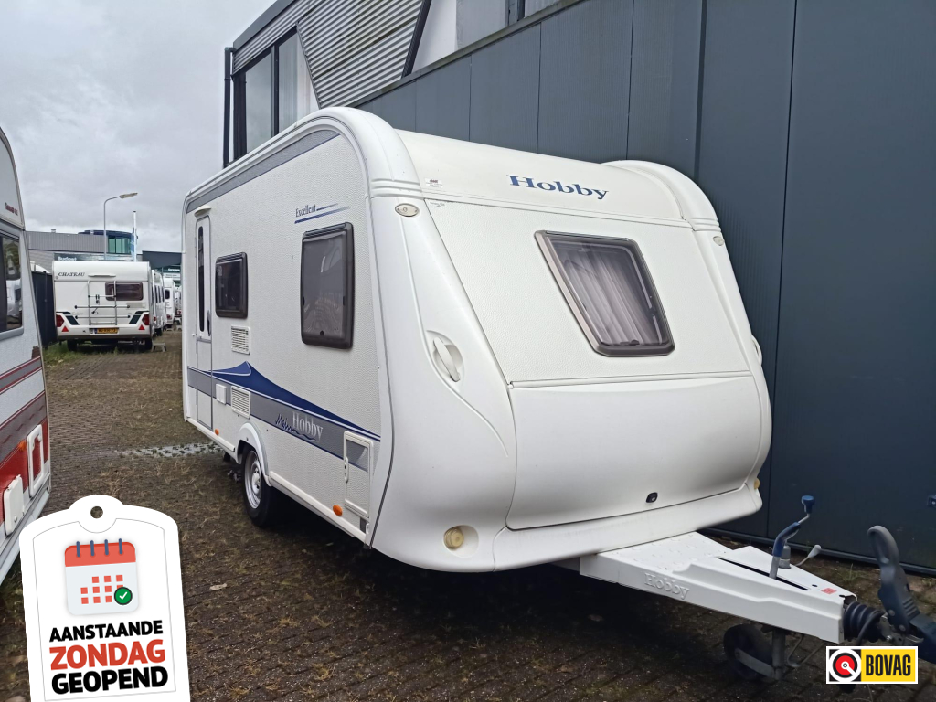 Hobby Excellent 410 SE Met voortent en mover