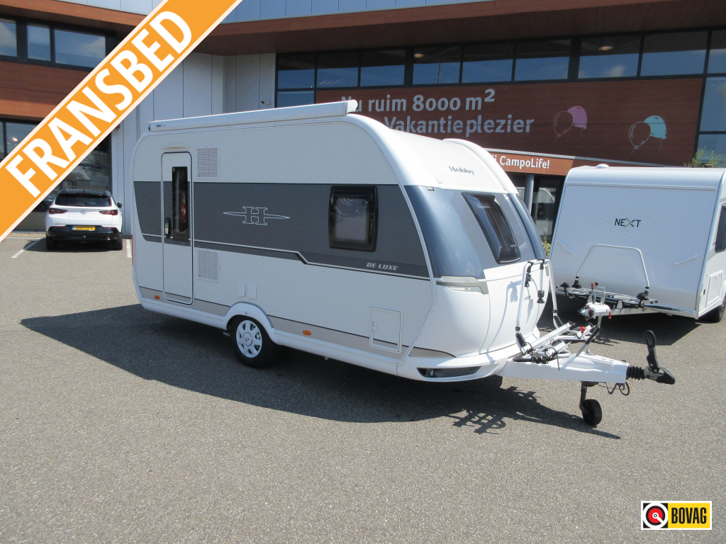Hobby De Luxe 400 SFE MOVER VOORTENT THULE