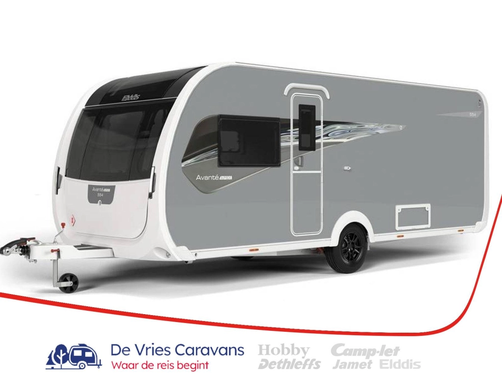 Elddis Avante Apex 554 incl.queensbed,badkamer