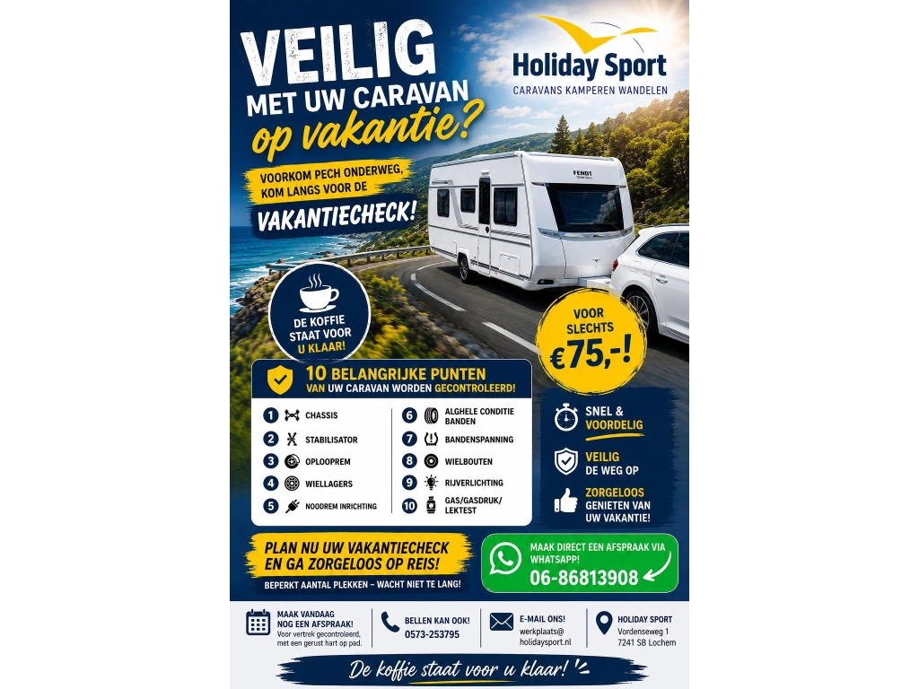 Hobby De Luxe 495 UL VAKANTIECHECK
