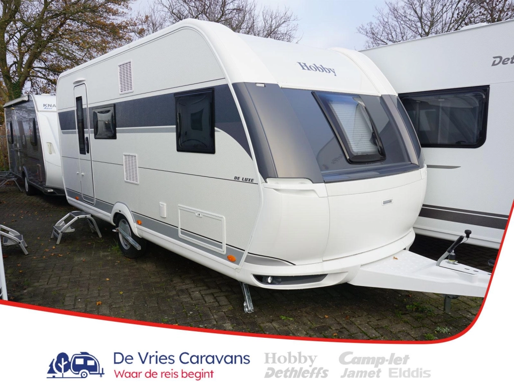 Hobby De Luxe 495 KMF Vastbed, stapelbed