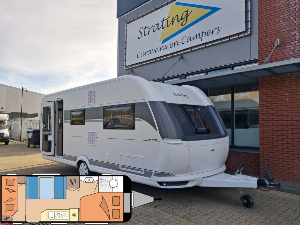 Hobby De Luxe 540 KMFE NIEUW!! STAPELBED!!