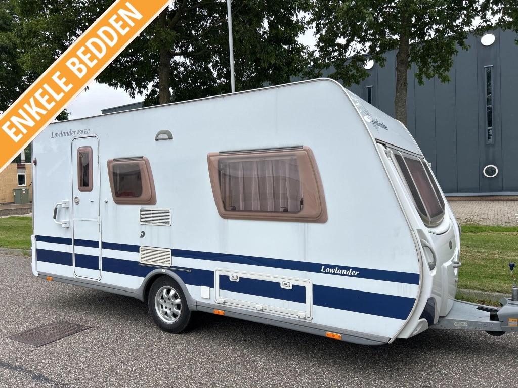 Dethleffs Lowlander 450 EB LUIFEL, ENKELE BEDDEN