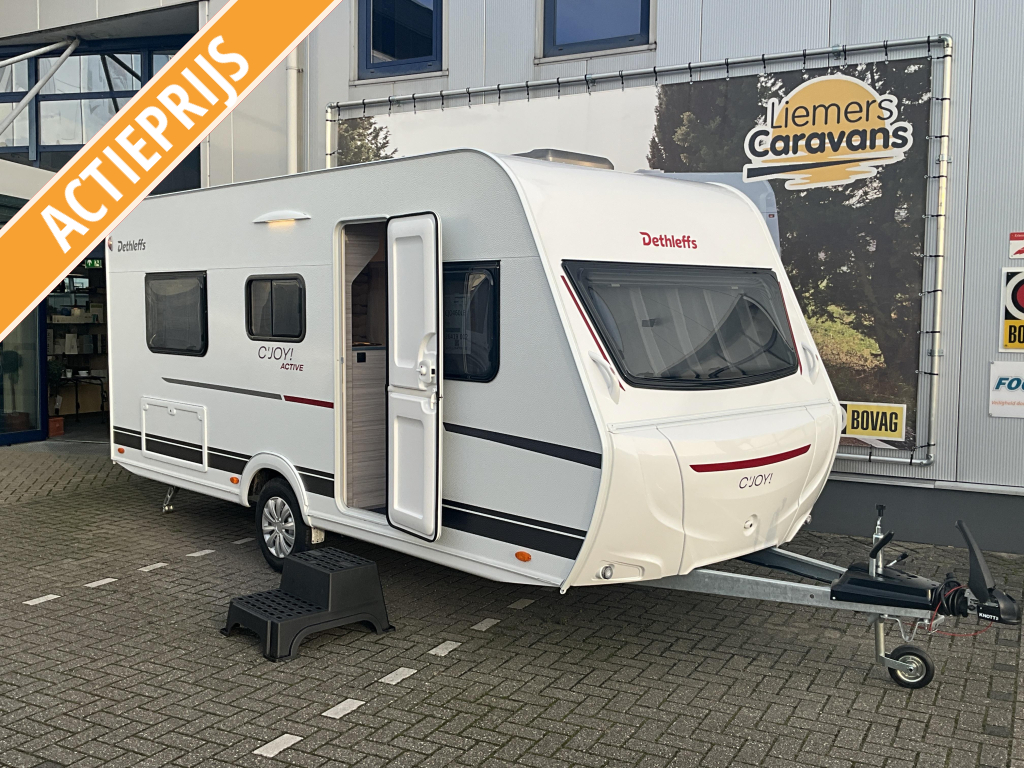 Dethleffs C'Joy Active 460 LE ENKELE BEDDEN-ACTIE MODEL