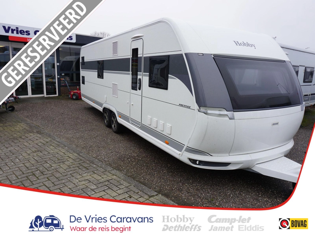 Hobby Prestige 720 KWFU stapelbed, vast bed