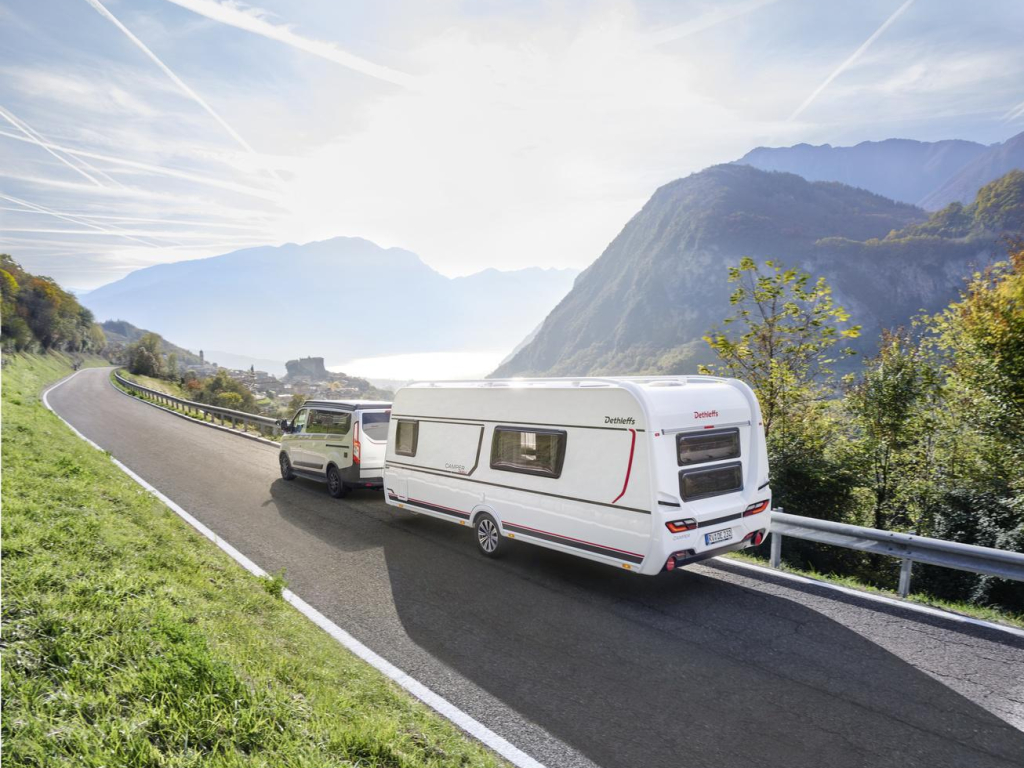 Dethleffs Camper 520 ELT met badkamer achterin