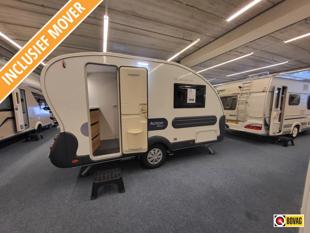 Adria Action 391 LH mover, Verona, fietsenrek