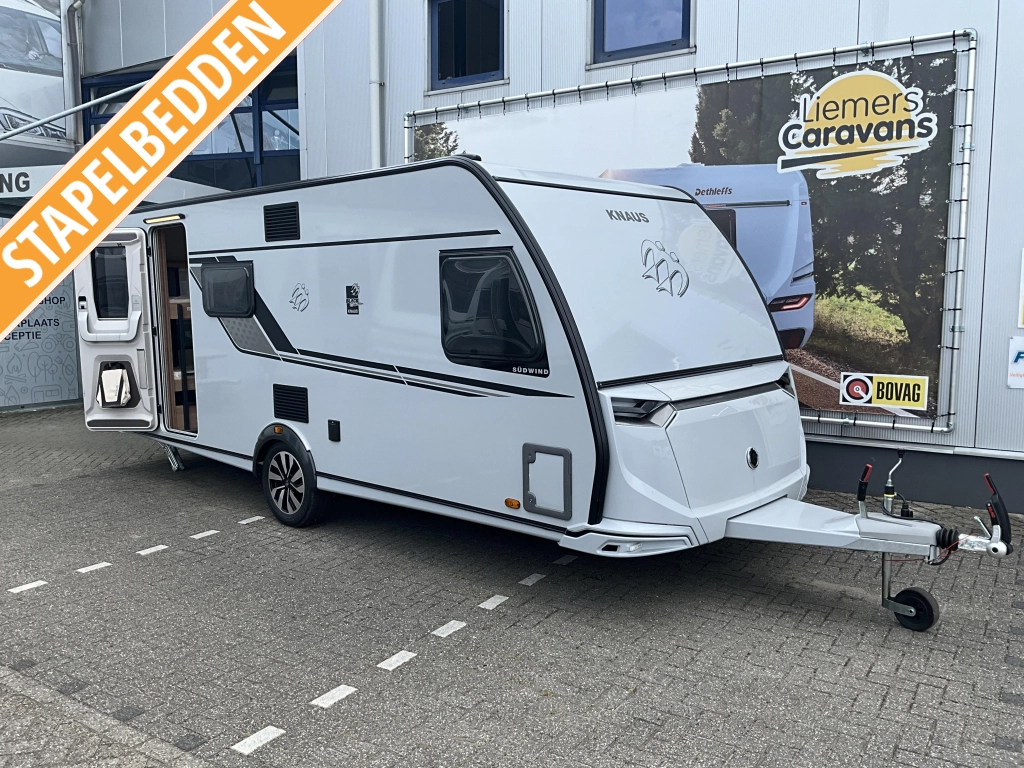 Knaus Sudwind Black Selection 540 FDK STAPELBED-KORTING-SHOWMOD