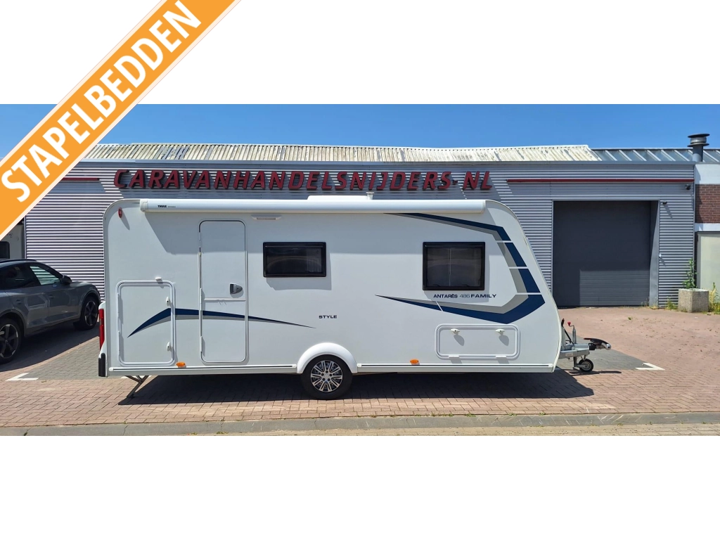 Caravelair Antares Style Family 476 Stapelbeddengoede caravan