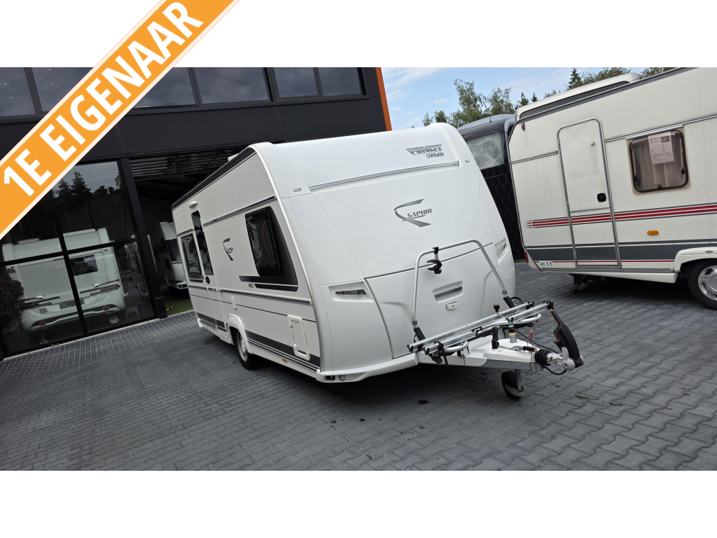 Fendt Saphir 465 SFB Fietsendrager,Voortent