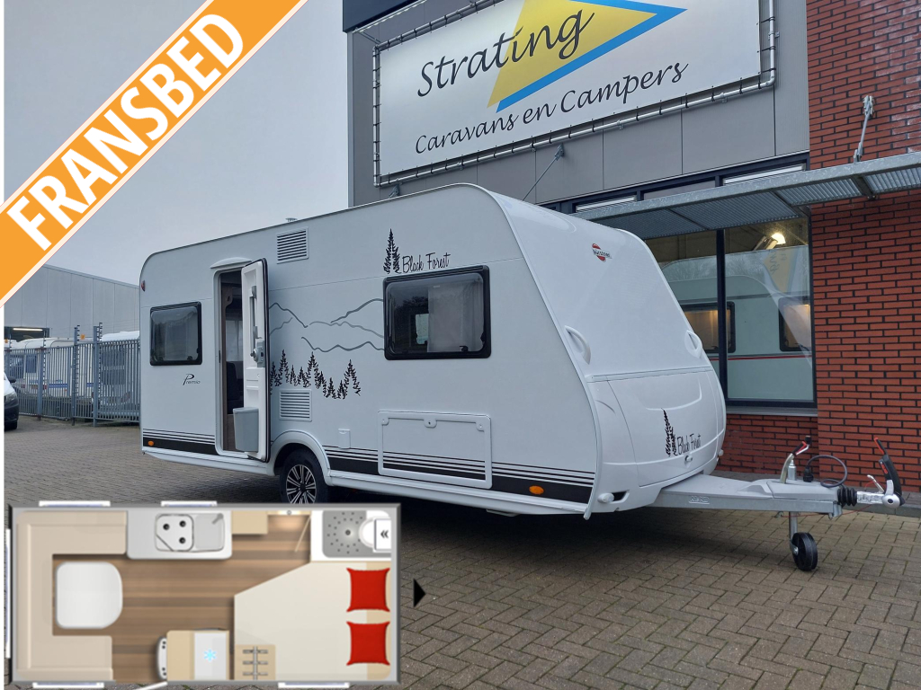 Bürstner Premio Black Forest 455 TS NIEUW!! Fransbed/rondzit