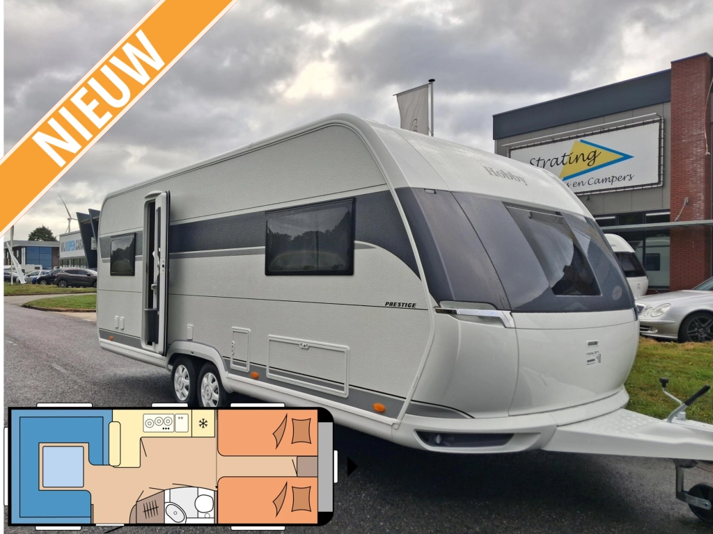 Hobby Prestige 620 CL NIEUW!! Enkele bedden!!