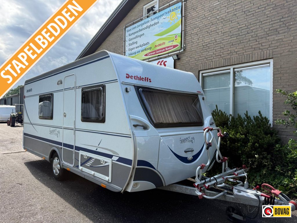 Dethleffs Summer Edition 490 TK +voortent+fietsenrek